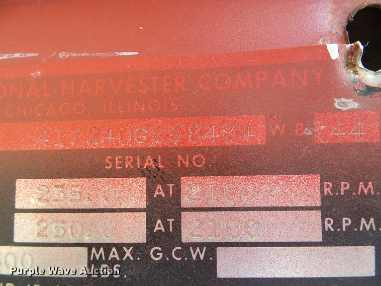 image for item DD5864 1967 International D2000 Fleet Star semi truck