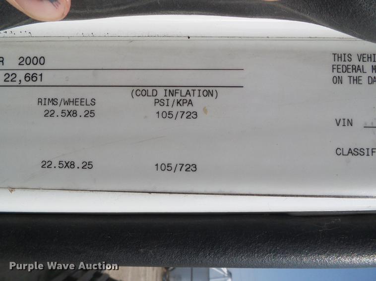 image for item DD5868 2001 Volvo VN semi truck