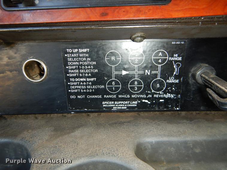 image for item EI9009 1995 International 9200 semi truck