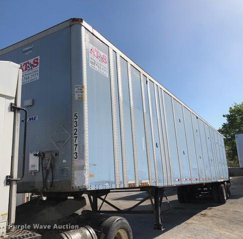 image for item G1309 1993 Wabash dry van trailer
