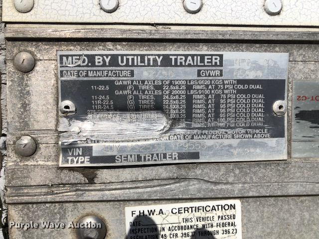 image for item G1310 1996 Utility dry van trailer