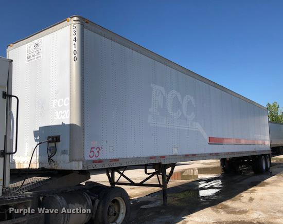 image for item G1311 1995 Wabash dry van trailer