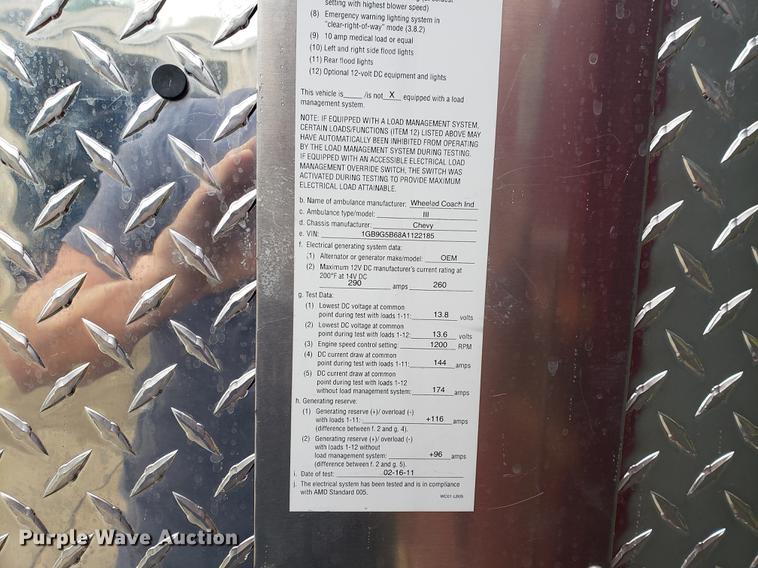 image for item BW9241 2010 Chevrolet Express G4500 ambulance