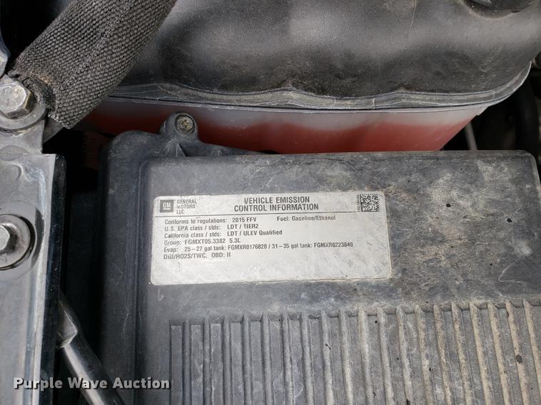 image for item BW9243 2015 Chevrolet Tahoe Police SUV