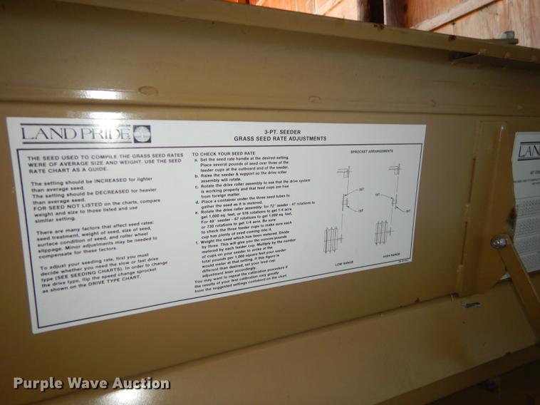 image for item DB8273 Land Pride OS1548 Solid Stand overseeder