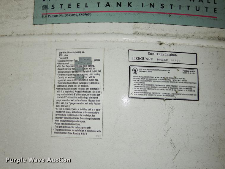 image for item DB8290 We-Mac fuel tank