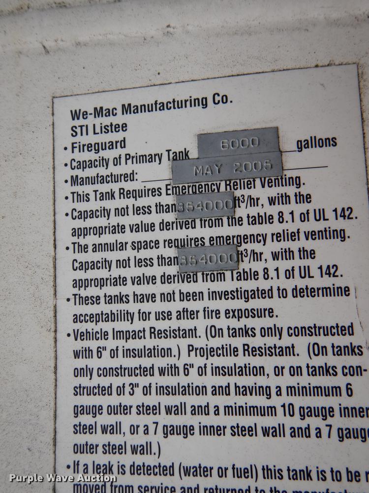 image for item DB8290 We-Mac fuel tank