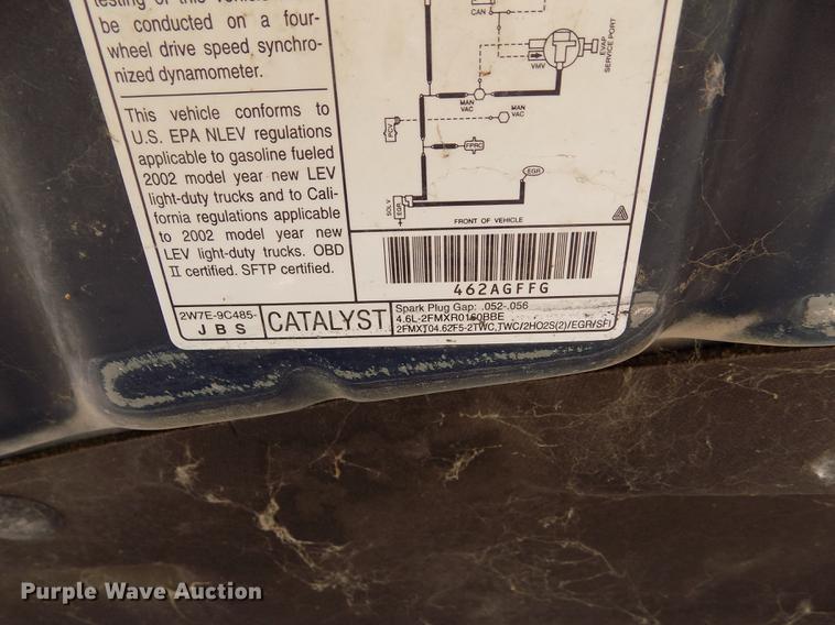 image for item DB9145 2002 Ford Explorer SUV