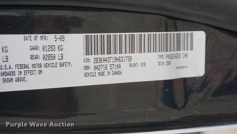 image for item DD6450 2009 Dodge Charger