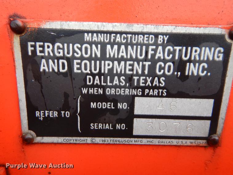 image for item DD6456 Ferguson 46 double drum roller