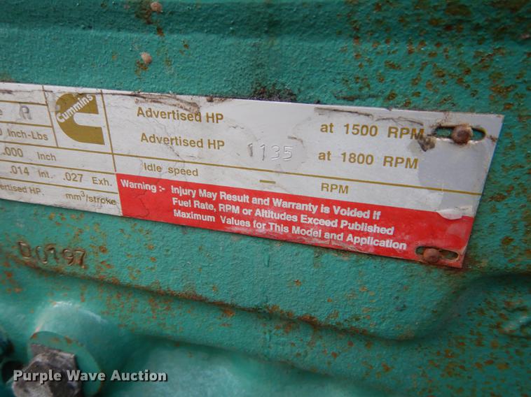 image for item DD6458 2005 Cummins generator