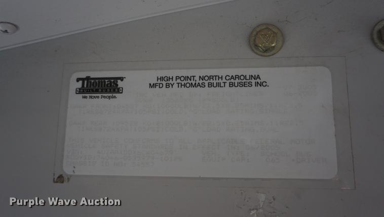 image for item DD6503 2006 Freightliner FS65 Thomas school bus