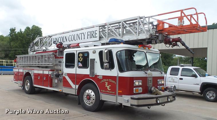 image for item DD7344 1989 Emergency One ladder fire truck