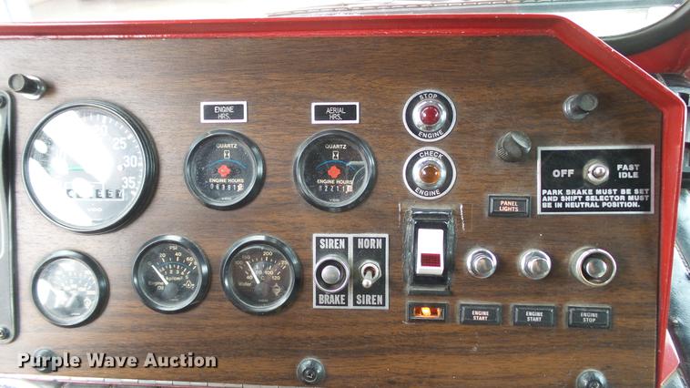 image for item DD7344 1989 Emergency One ladder fire truck