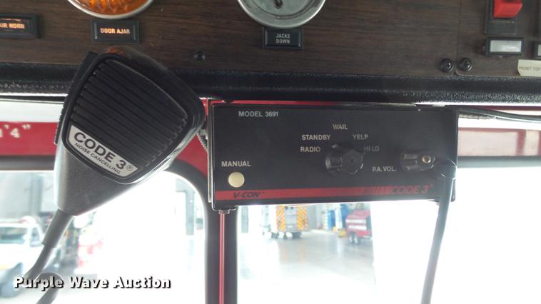 image for item DD7344 1989 Emergency One ladder fire truck