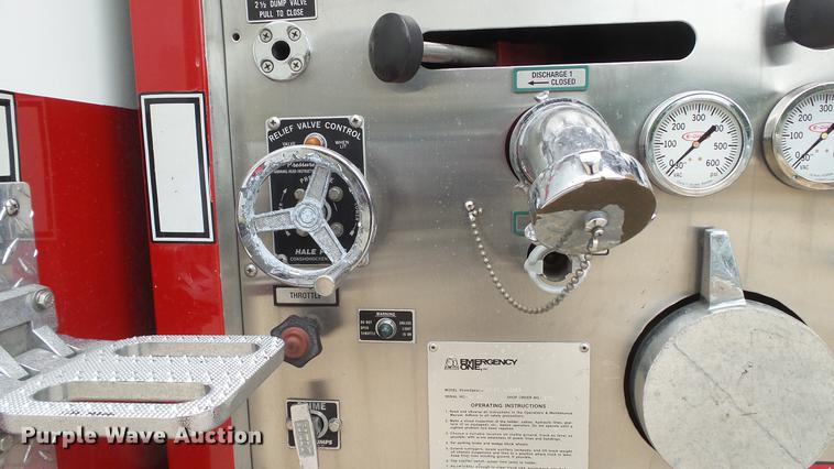 image for item DD7344 1989 Emergency One ladder fire truck