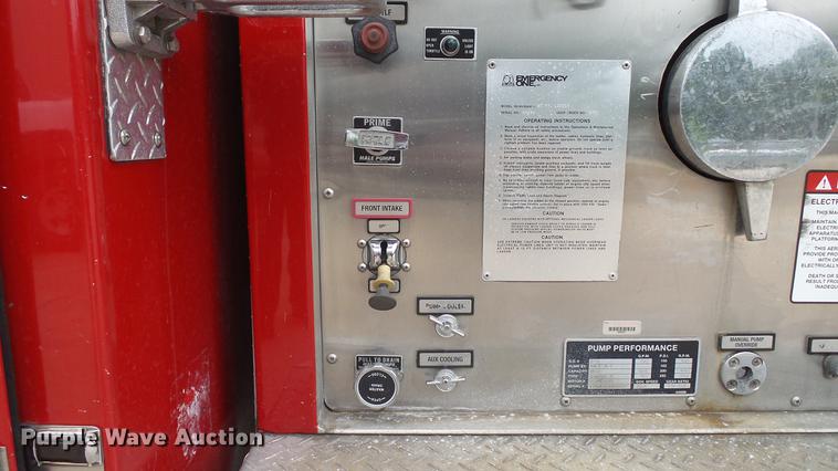 image for item DD7344 1989 Emergency One ladder fire truck