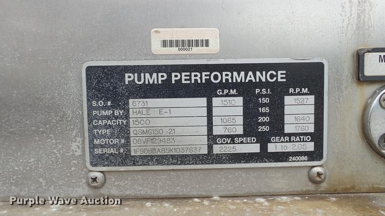 image for item DD7344 1989 Emergency One ladder fire truck