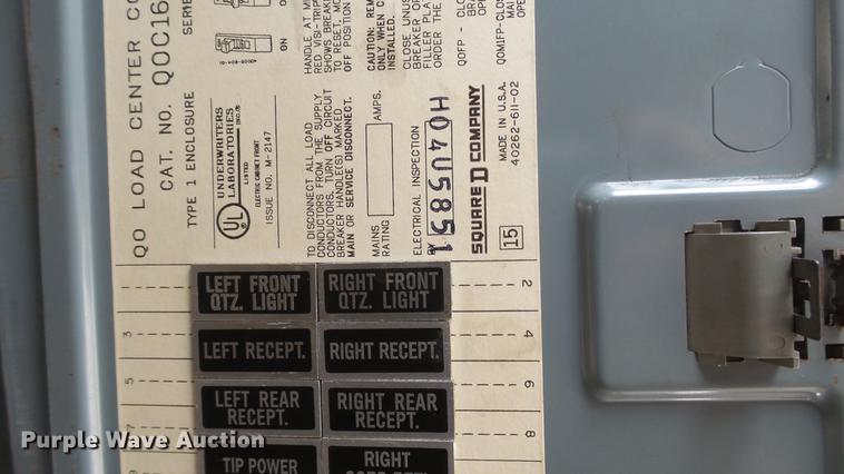 image for item DD7344 1989 Emergency One ladder fire truck