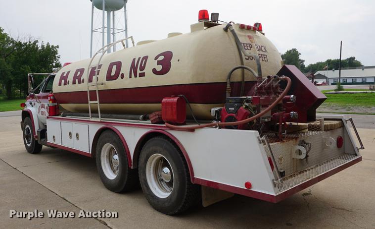 image for item DD7913 1982 Chevrolet Kodiak C70 tanker fire truck