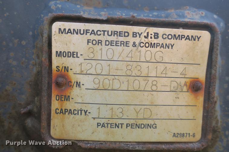image for item DE3797 2002 John Deere 310SG backhoe
