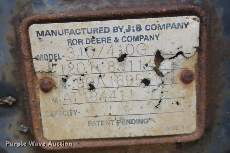 image for item DE3797 2002 John Deere 310SG backhoe