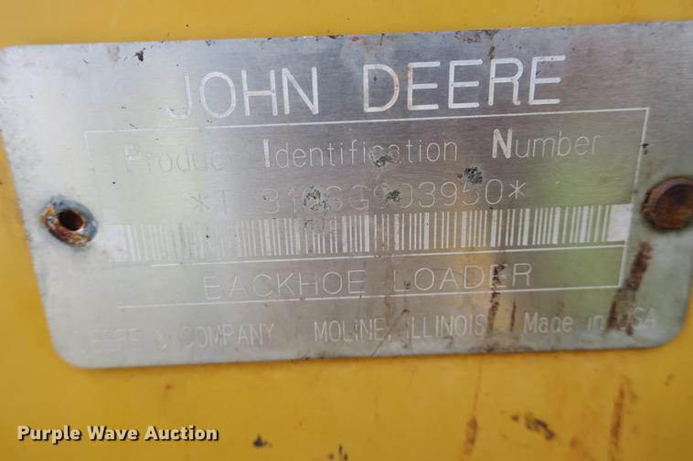 image for item DE3797 2002 John Deere 310SG backhoe