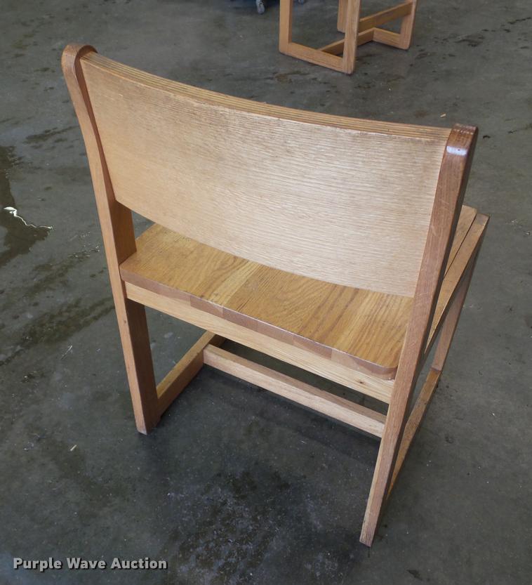image for item DZ9408 Approximately 28 standard wood blockhouse chairs
