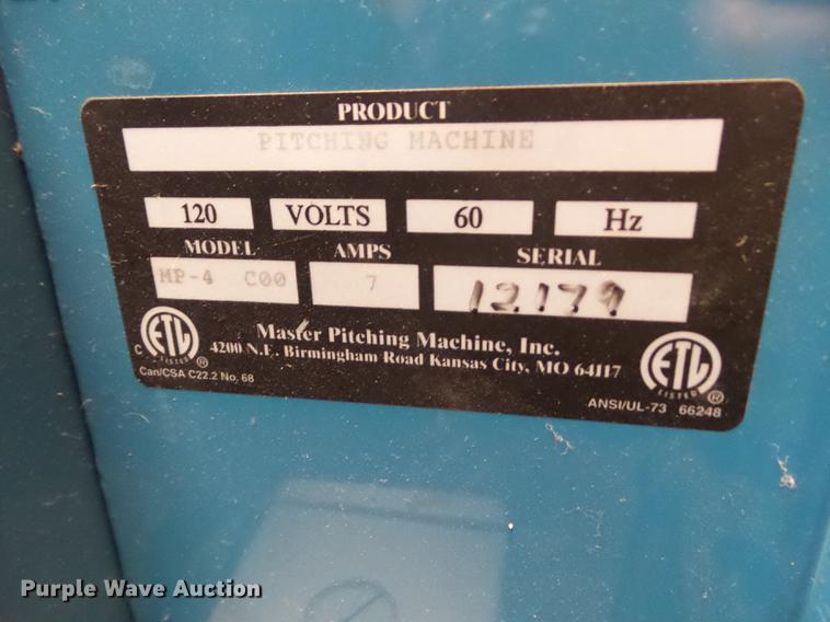 image for item DZ9414 Iron Mike MP-4 Master Pitching machine