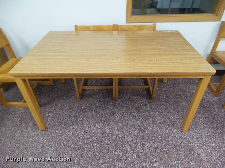 image for item DZ9415 (5) wood library tables