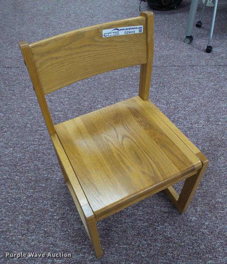 image for item DZ9416 Approximately 21 standard wood chairs