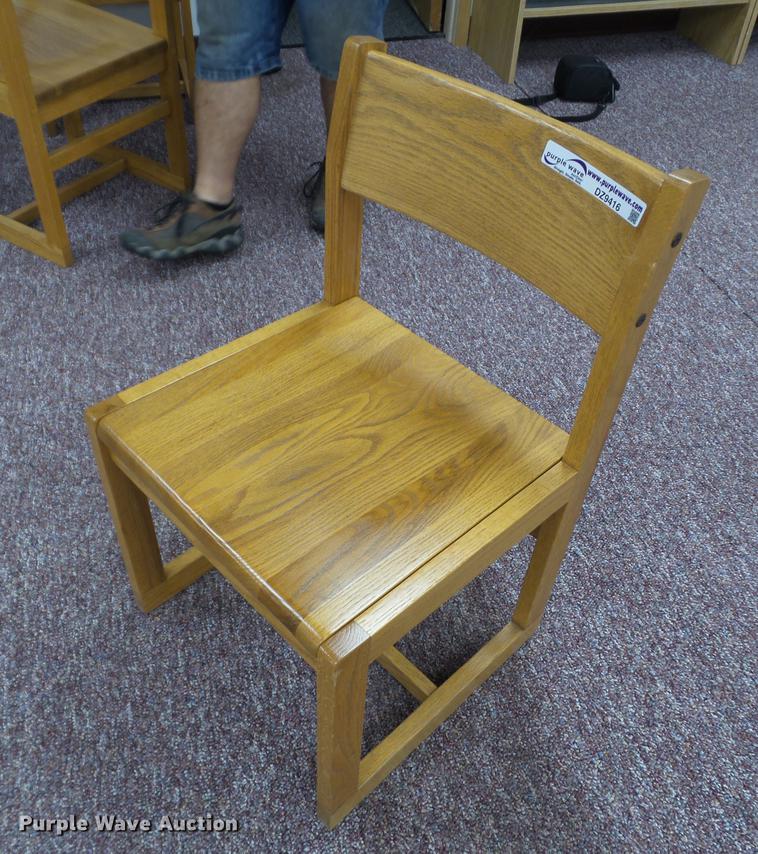 image for item DZ9416 Approximately 21 standard wood chairs
