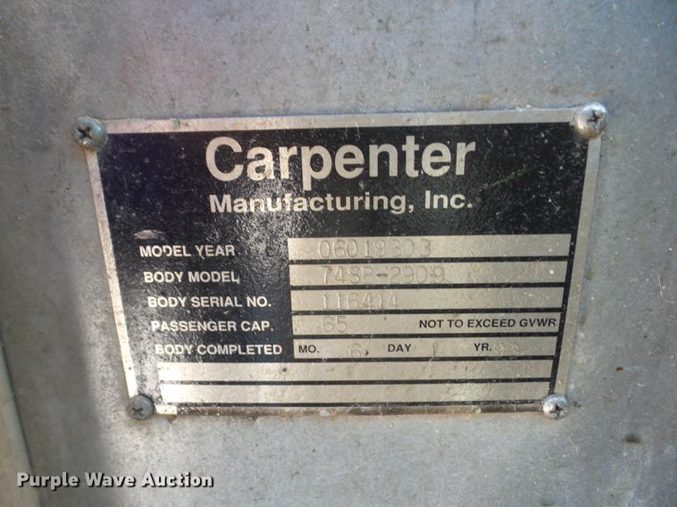 image for item EI9892 1993 International 3800 school bus