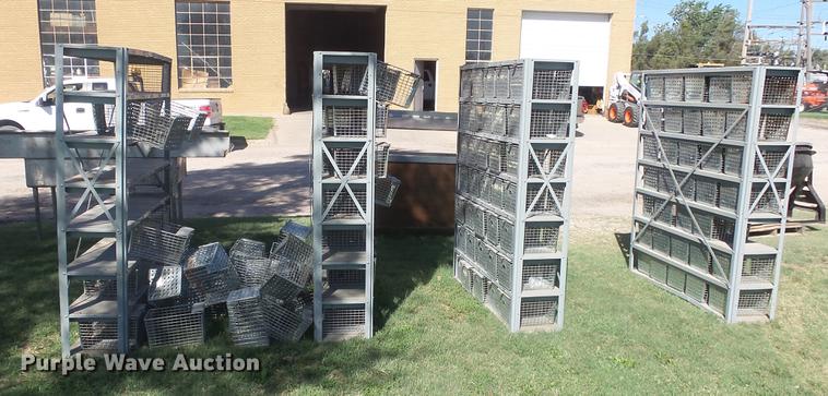 image for item ER9709 (4) Neubauer steel basket style lockers