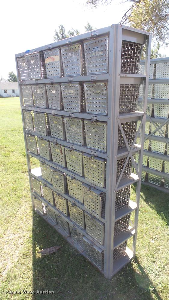 image for item ER9709 (4) Neubauer steel basket style lockers