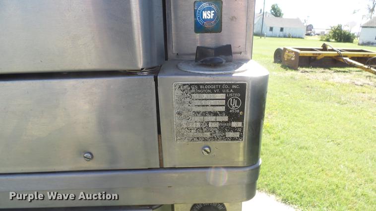 image for item ER9717 Blodgett stainless steel oven