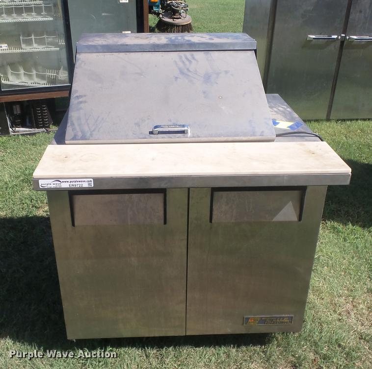 image for item ER9722 True refrigerated stainless steel food cabinet