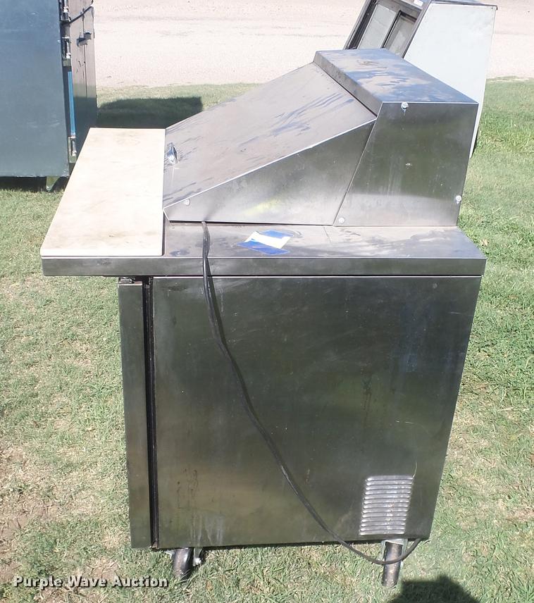 image for item ER9722 True refrigerated stainless steel food cabinet