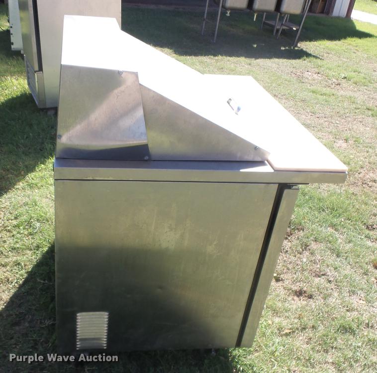 image for item ER9722 True refrigerated stainless steel food cabinet