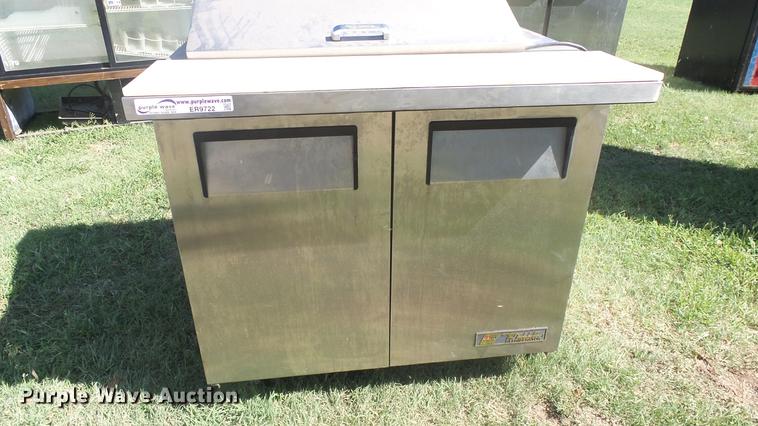 image for item ER9722 True refrigerated stainless steel food cabinet