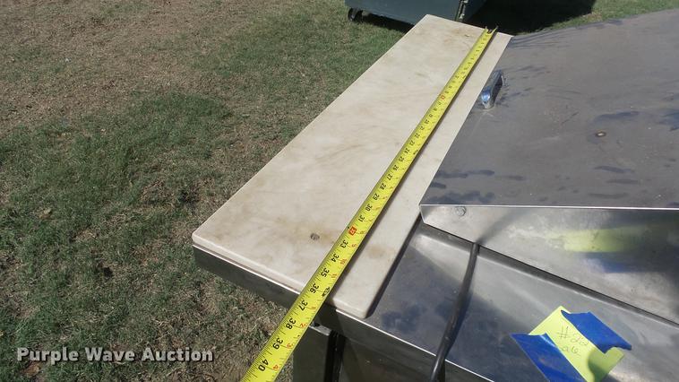 image for item ER9722 True refrigerated stainless steel food cabinet