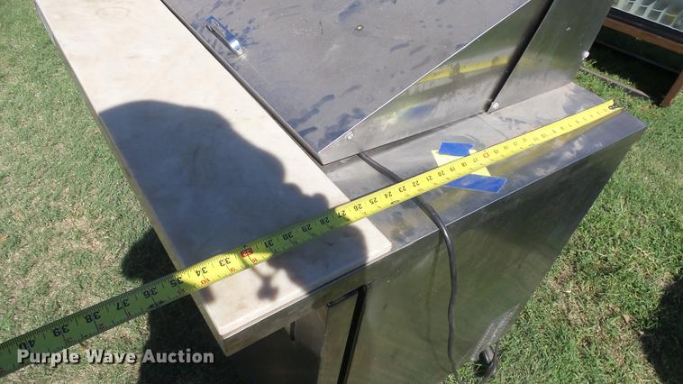 image for item ER9722 True refrigerated stainless steel food cabinet