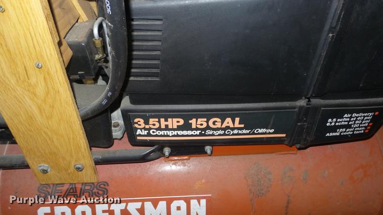 image for item ER9736 Craftsman air compressor