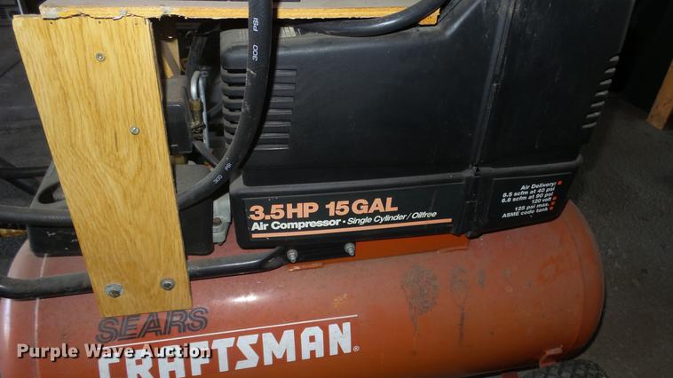 image for item ER9736 Craftsman air compressor