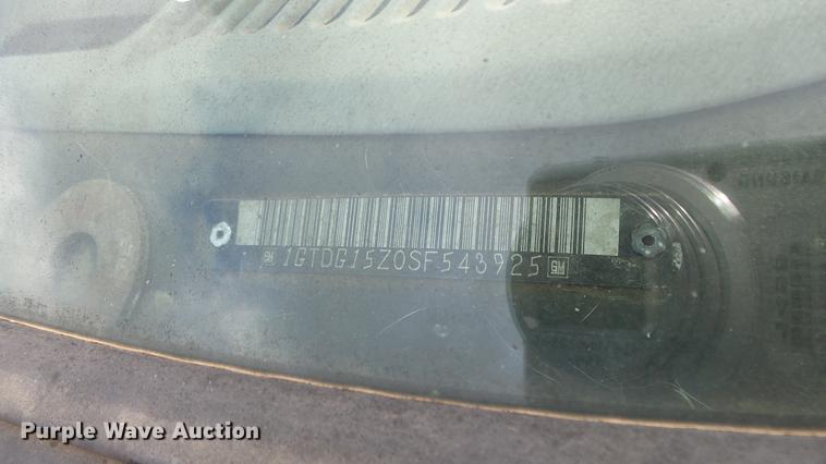 image for item ES9418 1995 GMC Vandura G1500 van