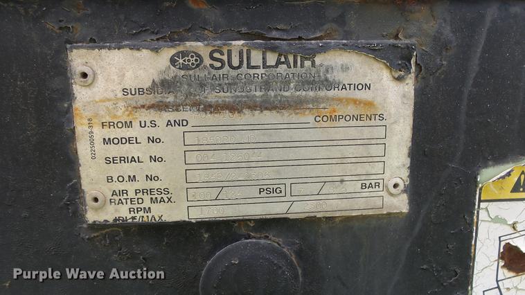 image for item ES9424 Sullair 185DP0JD air compressor