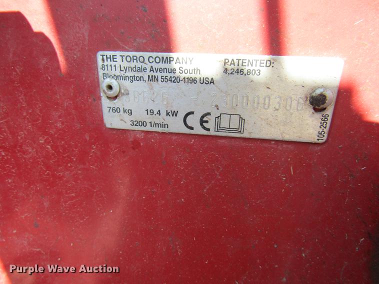 image for item EU9511 2003 Toro Groundsmaster 328D lawn mower