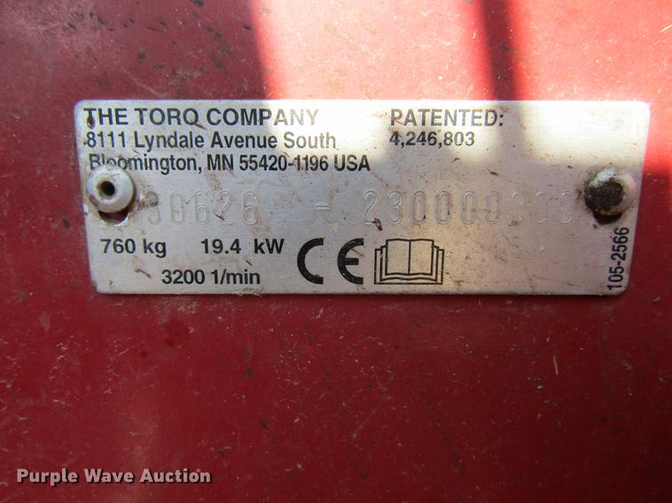 image for item EU9511 2003 Toro Groundsmaster 328D lawn mower