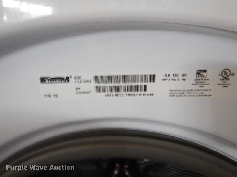 image for item FC9260 Kenmore HE2 Plus washer and dryer