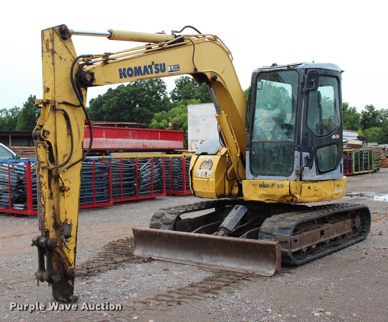 image for item BE9319 2010 Komatsu PC78US-6NO mini excavator